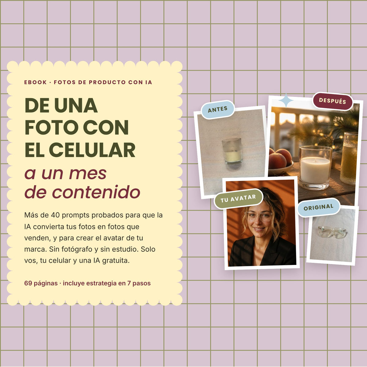 De una foto a un mes de contenido
